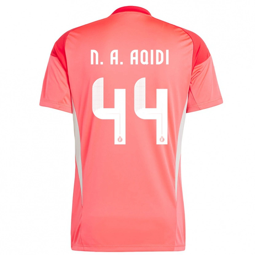 Danxen Dame Nawaf Al-Aqidi #44 Rød Oransje Gul Keeperdrakt 2025/26 Skjorter T-skjorte
