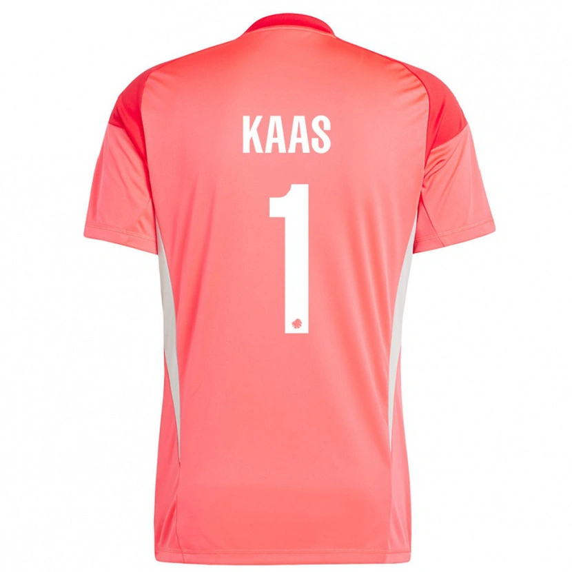 Danxen Dame Anna Kaas #1 Rød Hvit Keeperdrakt 2025/26 Skjorter T-skjorte