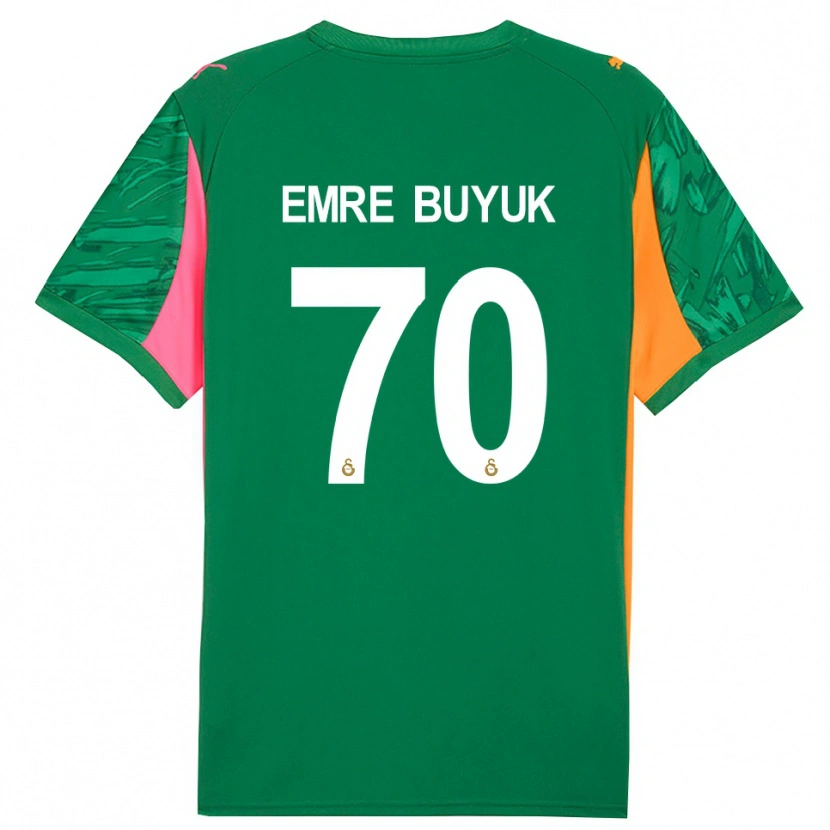 Danxen Dame Enes Emre Büyük #70 Grønn Oransje Rosa Keeperdrakt 2025/26 Skjorter T-skjorte