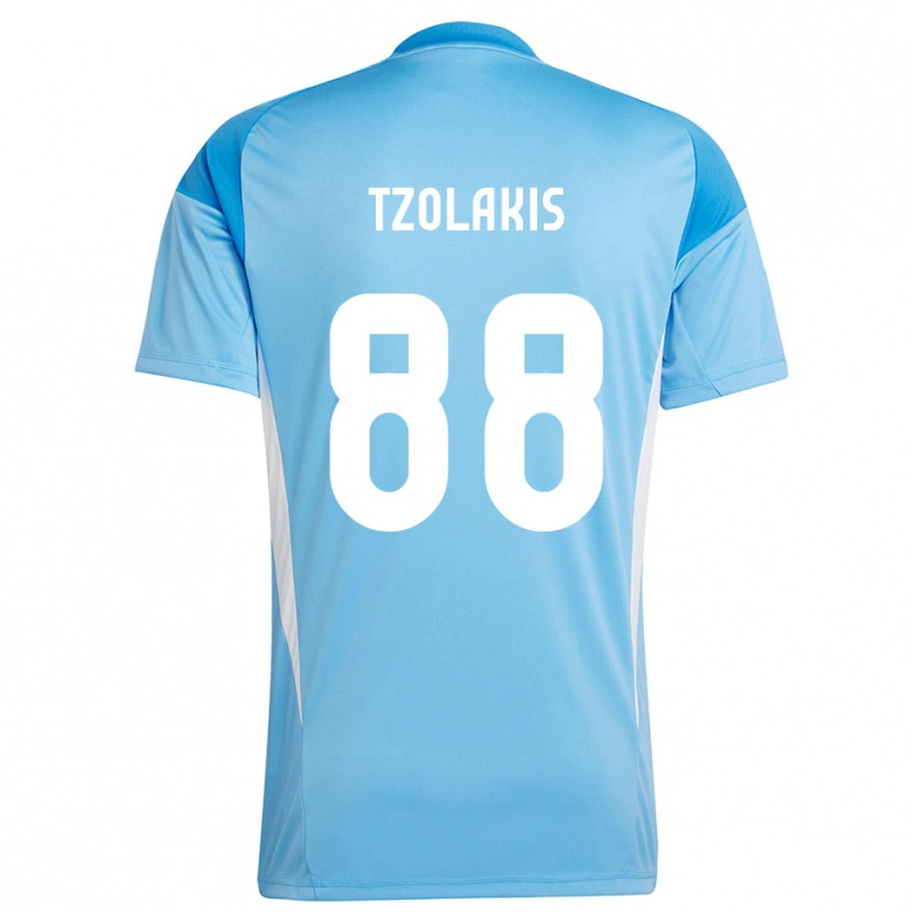 Danxen Dame Konstantinos Tzolakis #88 Dyp Himmelsblå Keeperdrakt 2025/26 Skjorter T-skjorte