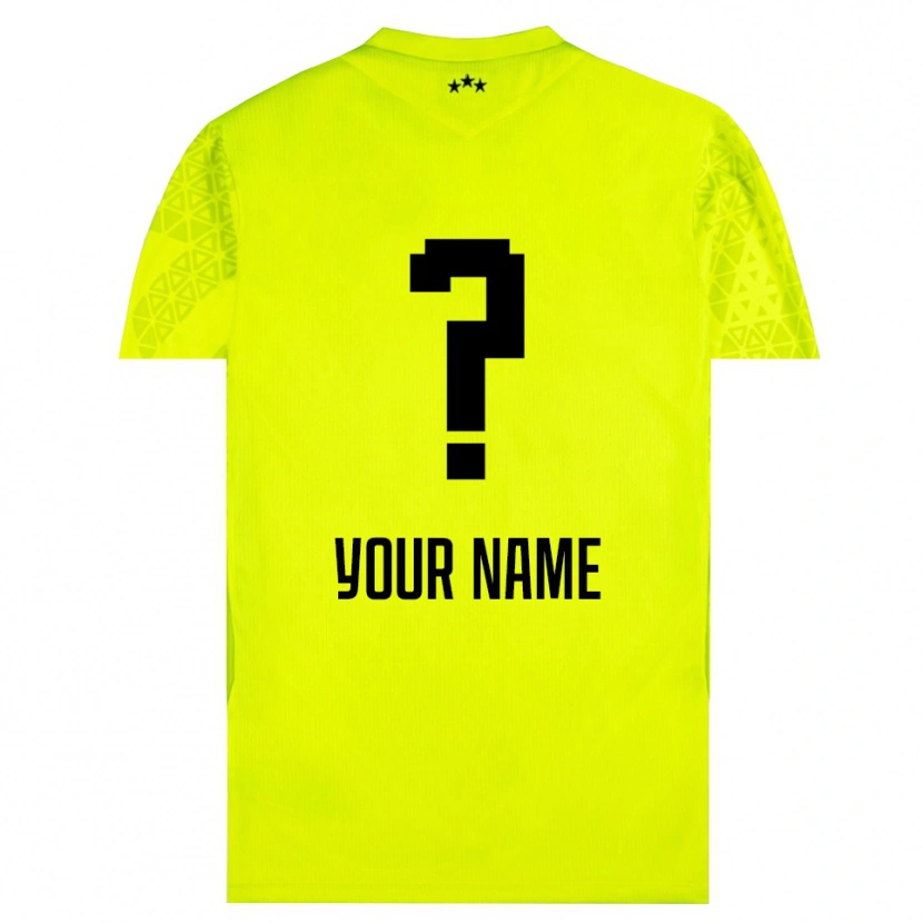 Danxen Dame FK Crvena zvezda Grønn Gul Svart Keeperdrakt 2025/26 Skjorter T-skjorte