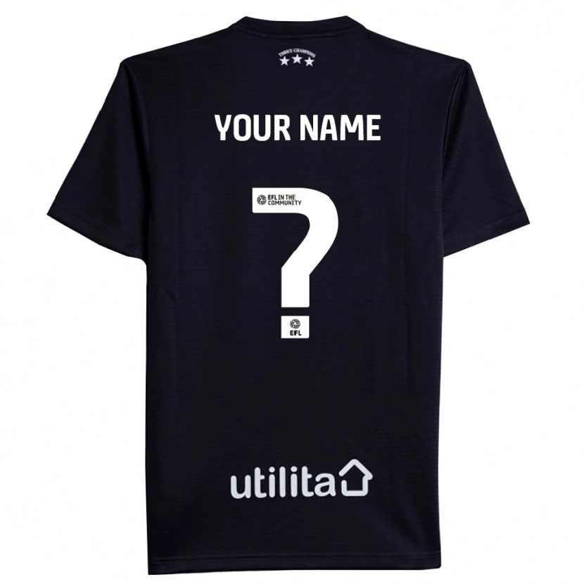 Danxen Dame Huddersfield Town Svart Hvit Keeperdrakt 2025/26 Skjorter T-skjorte