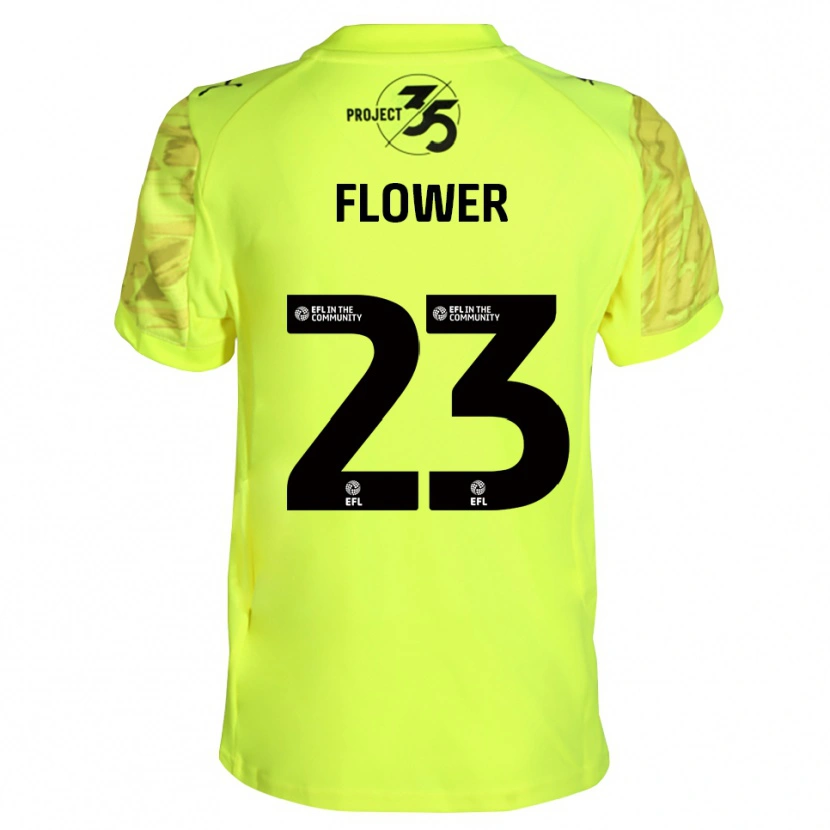 Danxen Dame Jack Flower #23 Fluorescerende Grønn Svart Keeperdrakt 2025/26 Skjorter T-skjorte