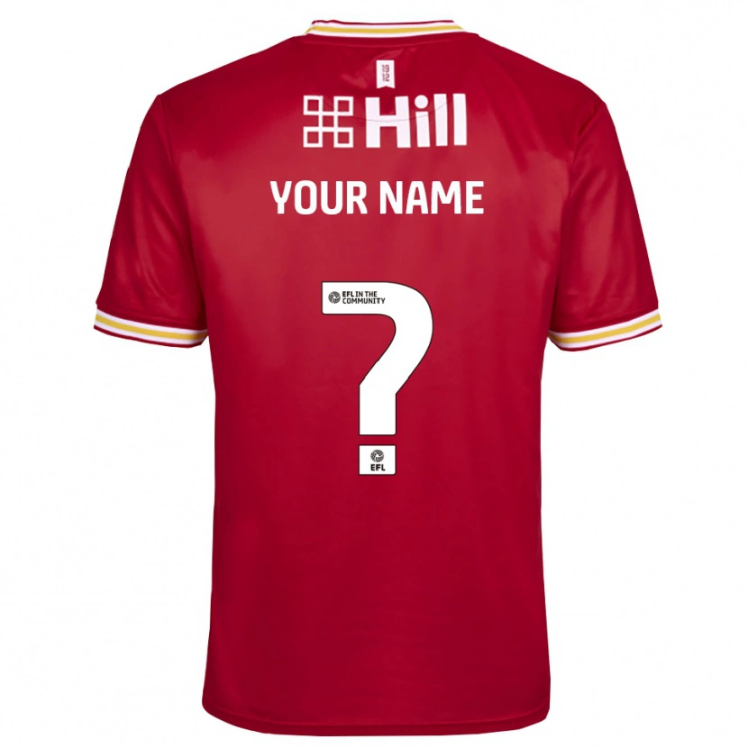 Danxen Dame Cambridge United Rød Hvit Keeperdrakt 2025/26 Skjorter T-skjorte