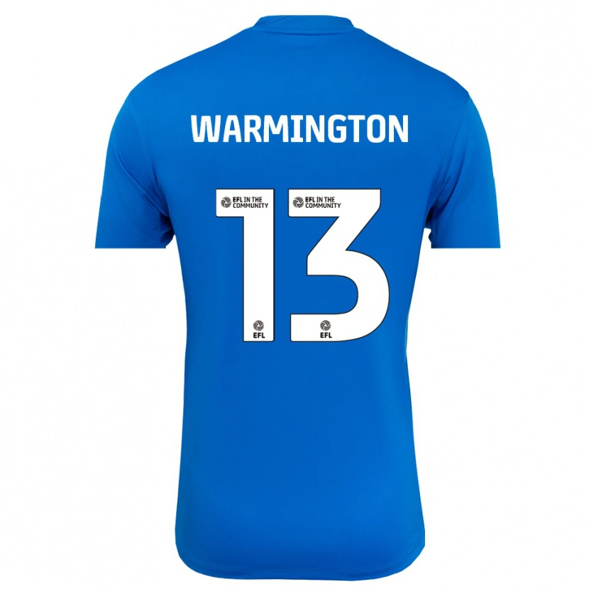 Danxen Dame Tyrese Warmington #13 Blå Hvit Keeperdrakt 2025/26 Skjorter T-skjorte