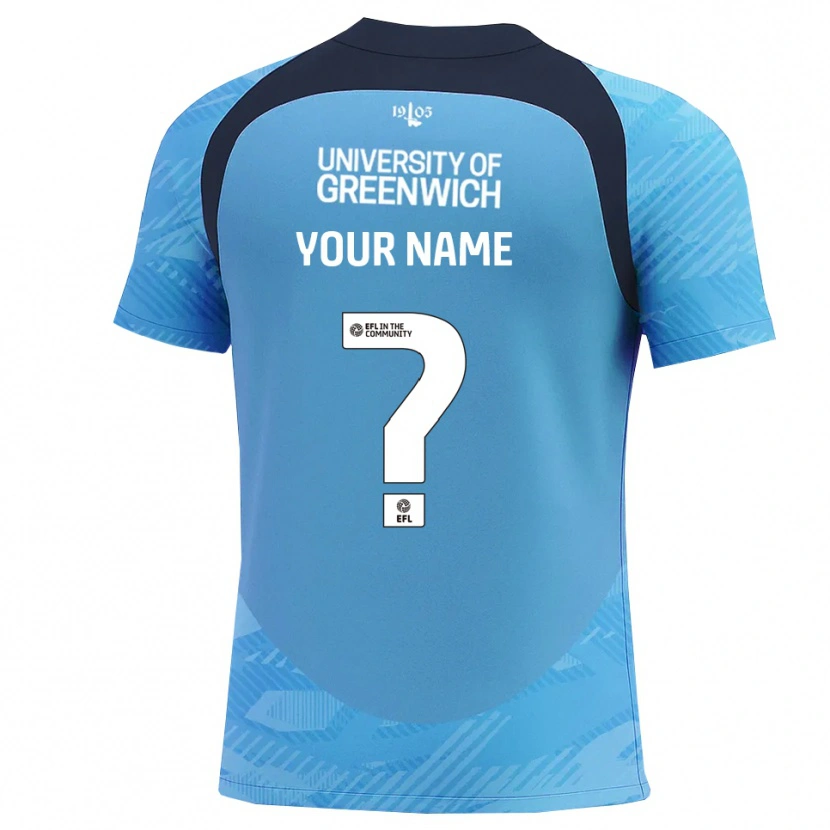 Danxen Dame Charlton Athletic Blå Hvit Keeperdrakt 2025/26 Skjorter T-skjorte