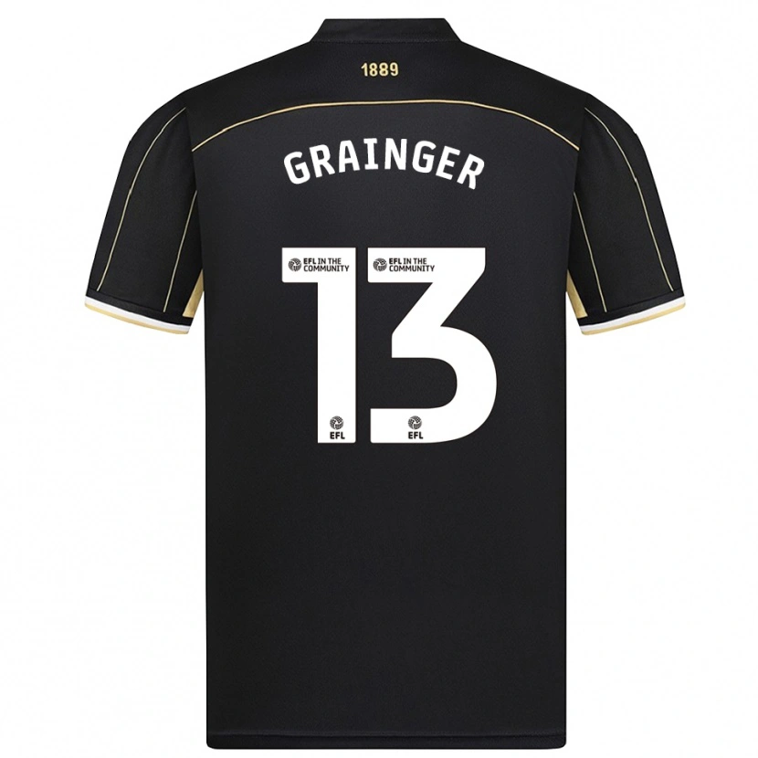 Danxen Dame Benjamin Grainger #13 Sort Brun Keeperdrakt 2025/26 Skjorter T-skjorte