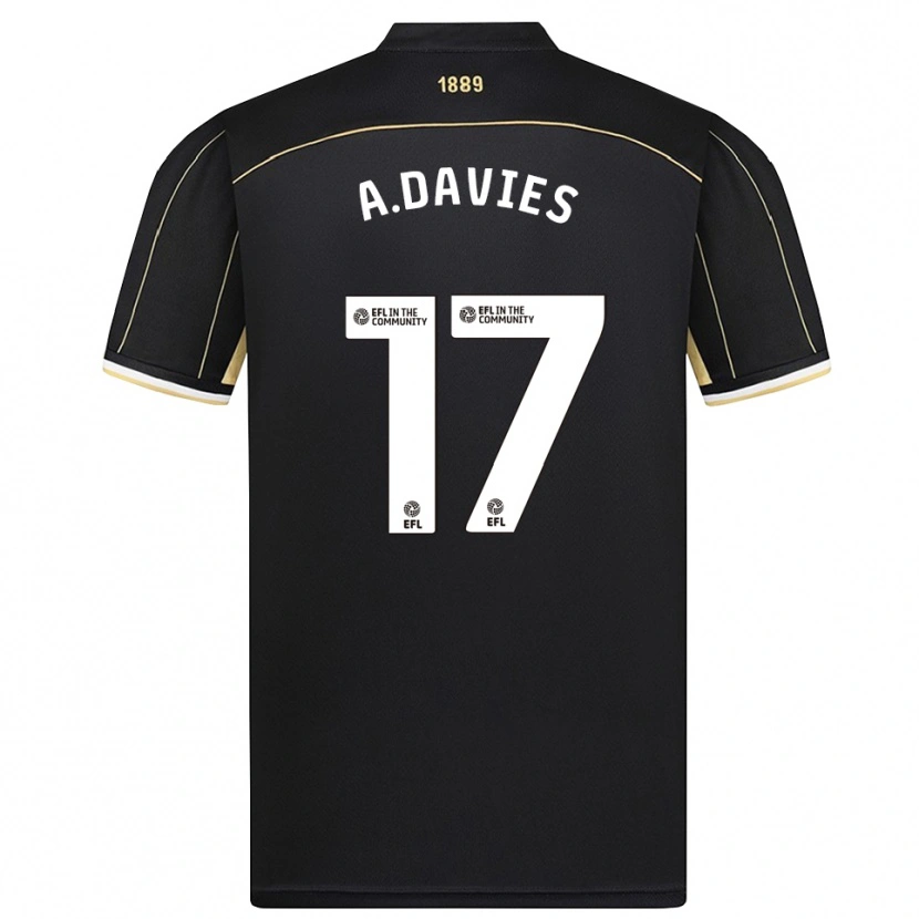 Danxen Dame Adam Davies #17 Sort Brun Keeperdrakt 2025/26 Skjorter T-skjorte
