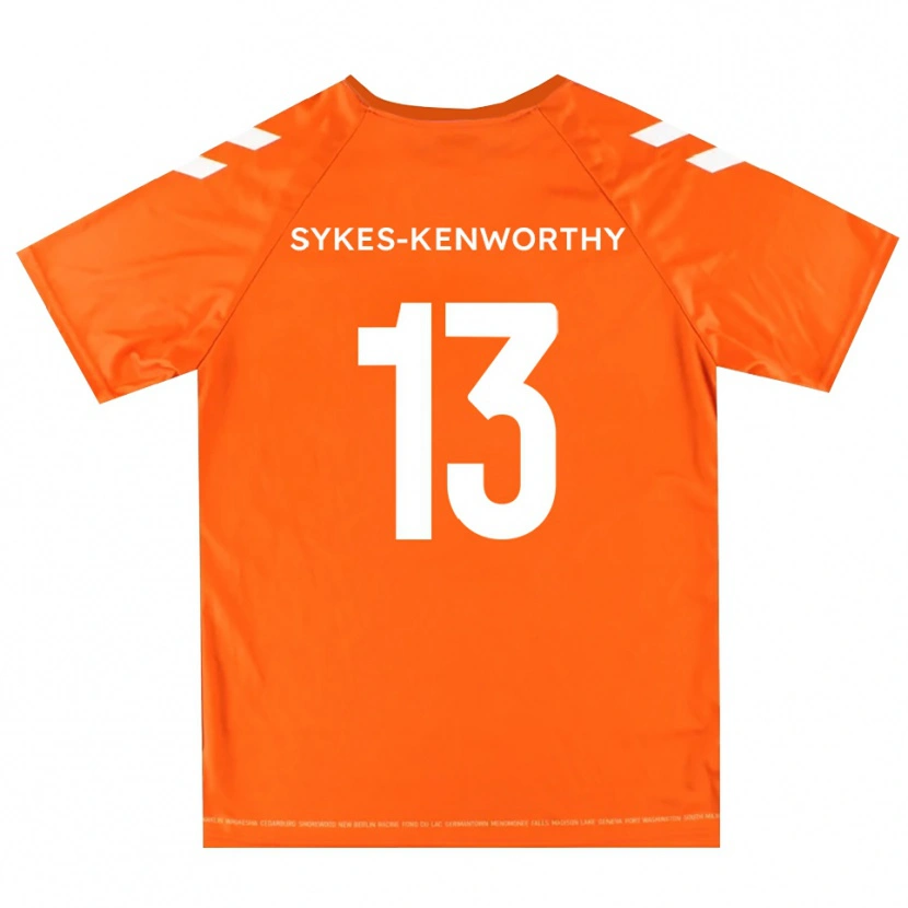Danxen Dame George Sykes-Kenworthy #13 Oransje Hvit Keeperdrakt 2025/26 Skjorter T-skjorte