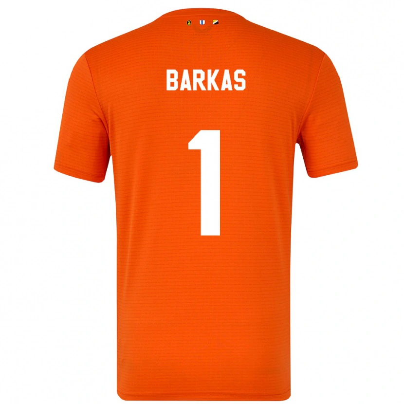 Danxen Dame Vasilios Barkas #1 Oransje Svart Keeperdrakt 2025/26 Skjorter T-skjorte