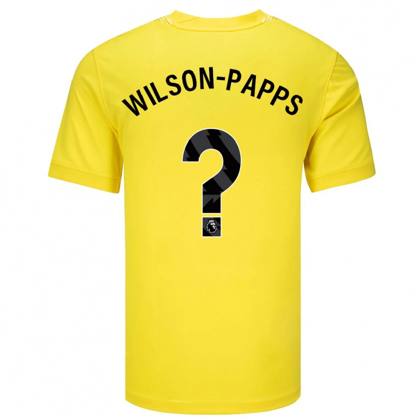 Danxen Dame Charlie Wilson-Papps #0 Gul Svart Keeperdrakt 2025/26 Skjorter T-skjorte