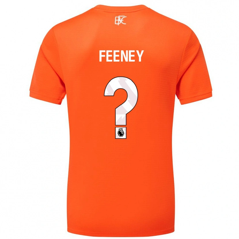 Danxen Dame Callum Feeney #0 Oransje Hvit Keeperdrakt 2025/26 Skjorter T-skjorte