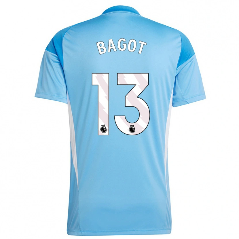 Danxen Dame Matthew Bagot #13 Blå Hvit Keeperdrakt 2025/26 Skjorter T-skjorte