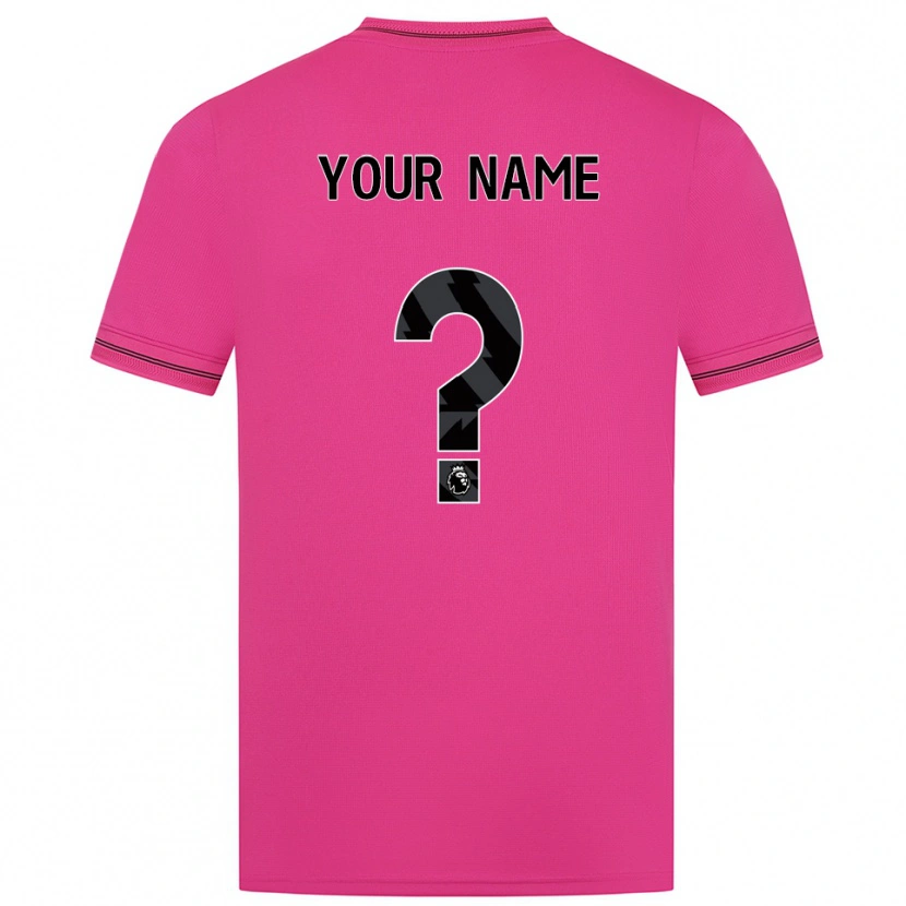 Danxen Dame Wolverhampton Wanderers Magenta Svart Keeperdrakt 2025/26 Skjorter T-skjorte