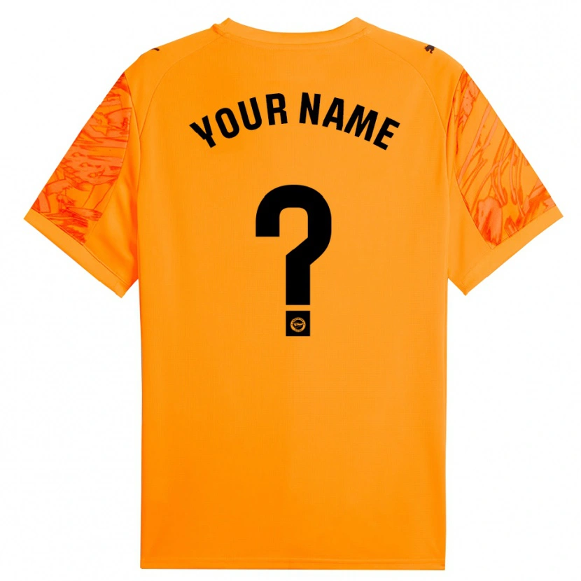 Danxen Dame Deportivo Alaves Oransje Svart Keeperdrakt 2025/26 Skjorter T-skjorte