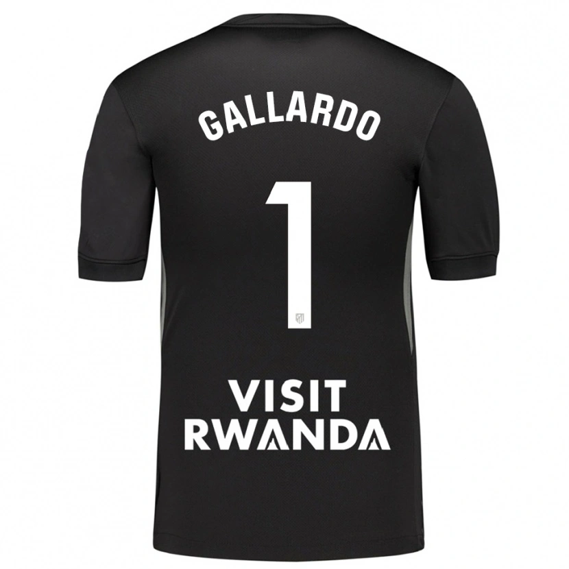 Danxen Dame Lola Gallardo #1 Svart Hvit Keeperdrakt 2025/26 Skjorter T-skjorte