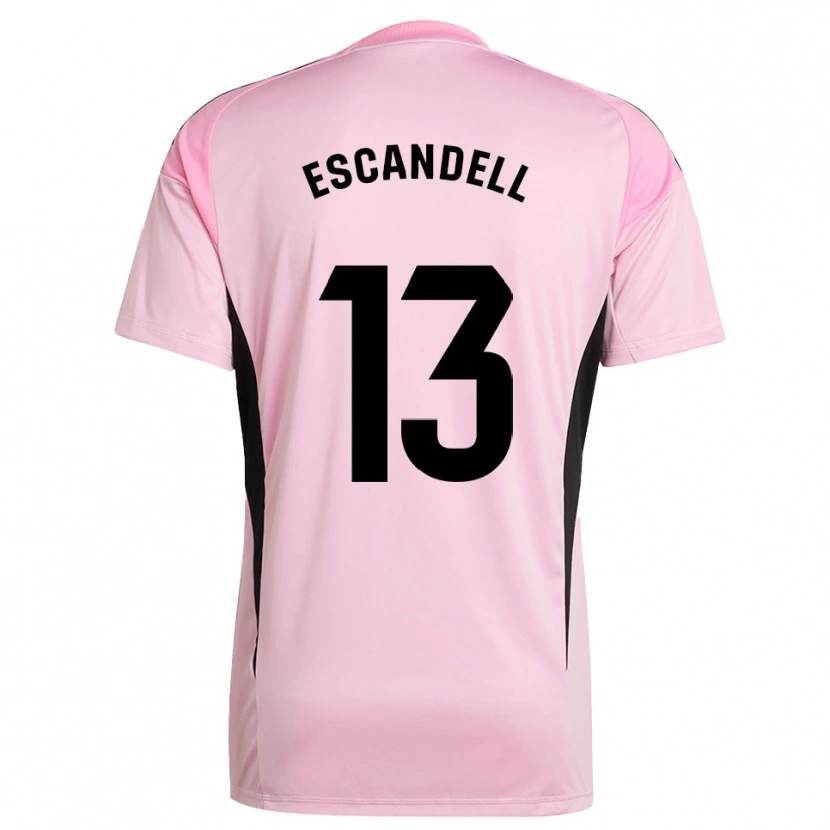 Danxen Dame Aarón Escandell #13 Rosa Svart Keeperdrakt 2025/26 Skjorter T-skjorte