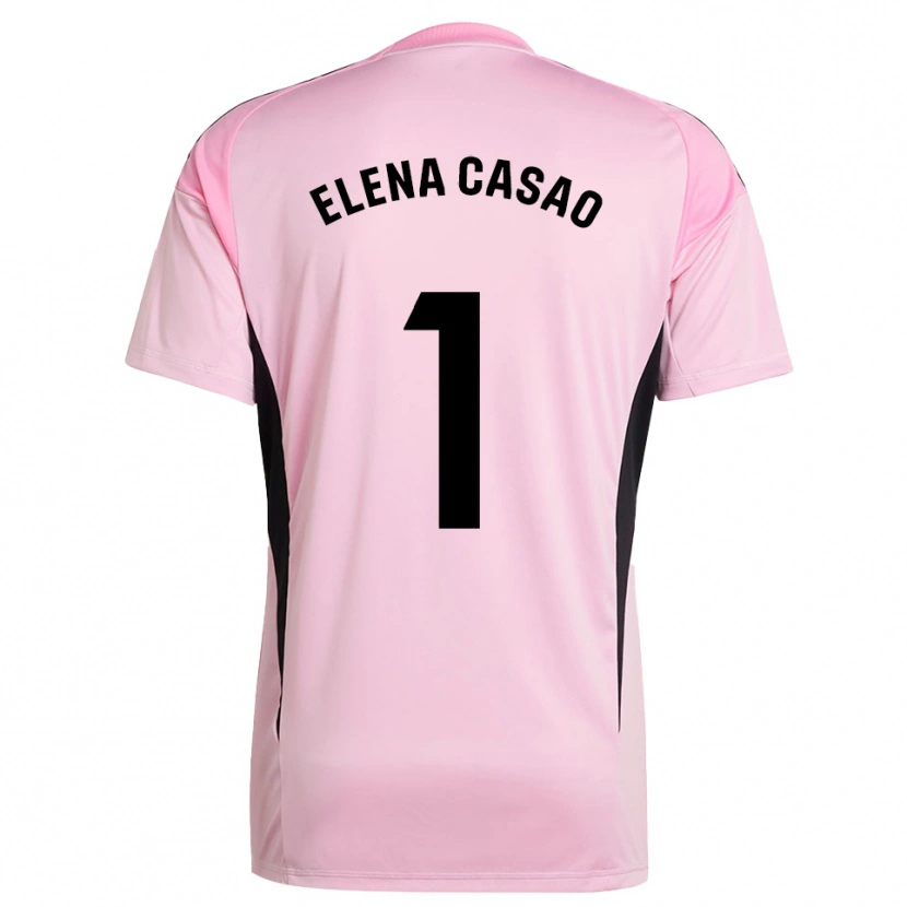 Danxen Dame Elena Casao López #1 Rosa Svart Keeperdrakt 2025/26 Skjorter T-skjorte