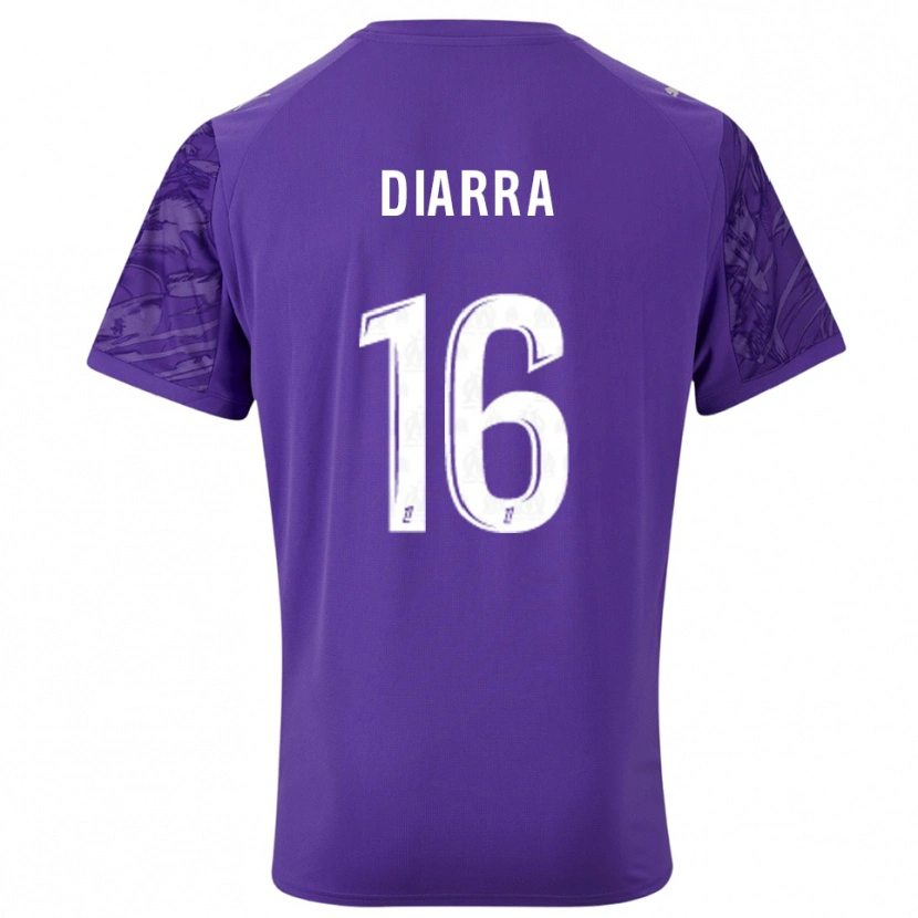Danxen Dame Cheick Diarra #16 Lilla Hvit Keeperdrakt 2025/26 Skjorter T-skjorte