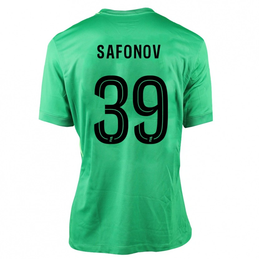 Danxen Dame Matvey Safonov #39 Grønn Svart Keeperdrakt 2025/26 Skjorter T-skjorte
