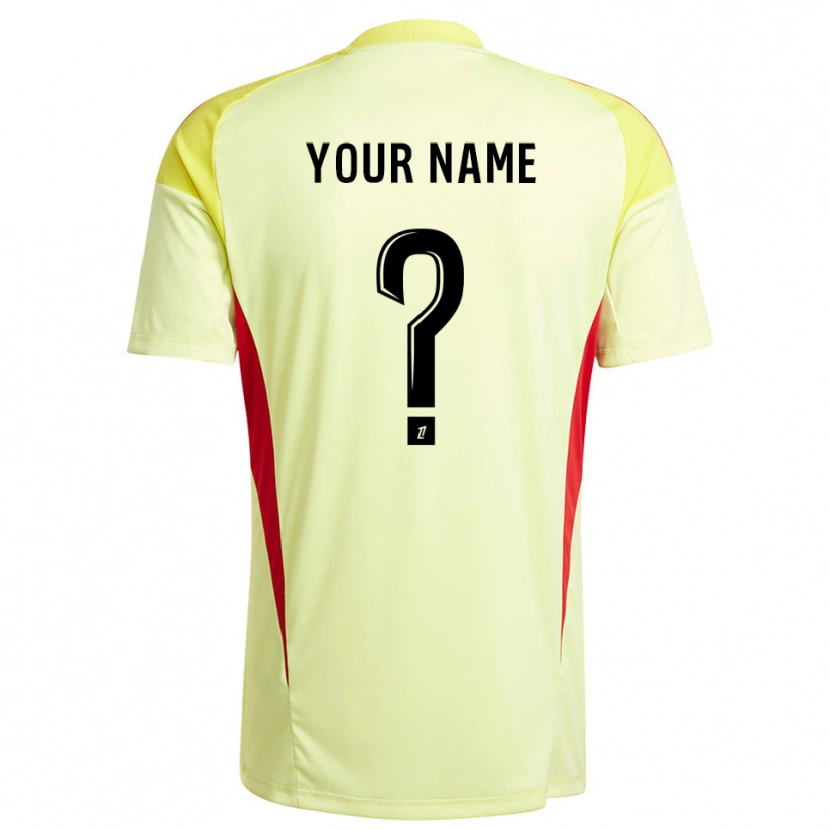 Danxen Dame Paris FC Lys Gul Svart Keeperdrakt 2025/26 Skjorter T-skjorte