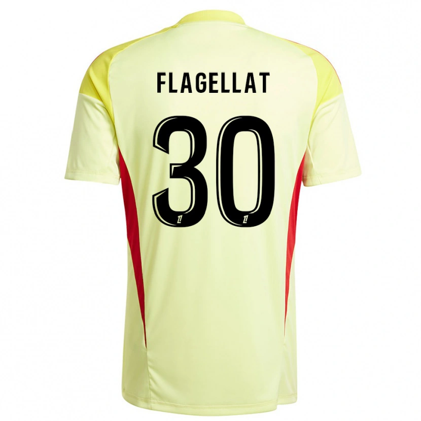 Danxen Dame Alizée Flagellat #30 Lys Gul Svart Keeperdrakt 2025/26 Skjorter T-skjorte