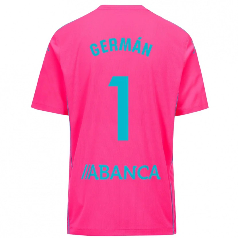 Danxen Dame Germán Parreño #1 Dyp Rosa Svart Keeperdrakt 2025/26 Skjorter T-skjorte