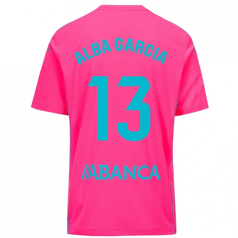 Danxen Dame Lucía Alba García #13 Dyp Rosa Svart Keeperdrakt 2025/26 Skjorter T-skjorte