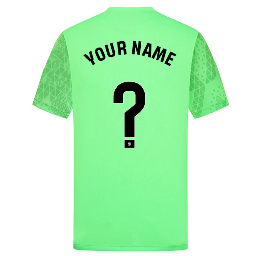 Danxen Dame Burgos CF Vårgrønn Svart Keeperdrakt 2025/26 Skjorter T-skjorte