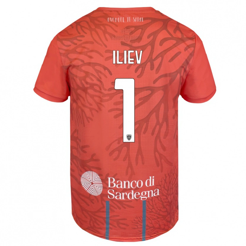 Danxen Dame Velizar-Iliya Iliev #1 Oransje Rød Hvit Keeperdrakt 2025/26 Skjorter T-skjorte