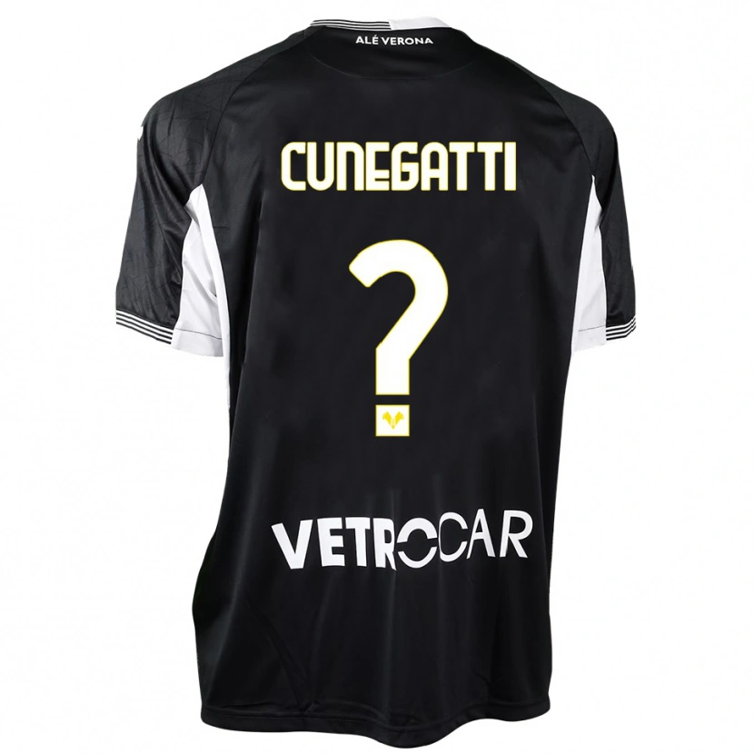 Danxen Dame Andrea Cunegatti #0 Svart Hvit Keeperdrakt 2025/26 Skjorter T-skjorte