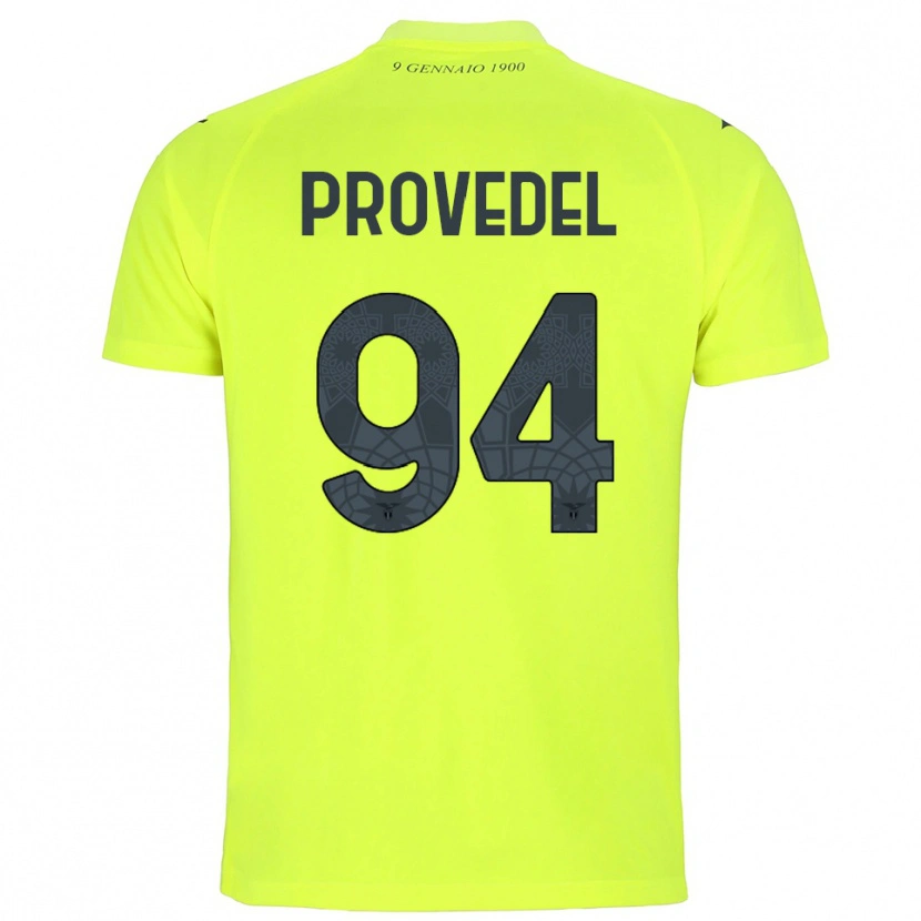 Danxen Dame Ivan Provedel #94 Fluorescerende Grønn Keeperdrakt 2025/26 Skjorter T-skjorte