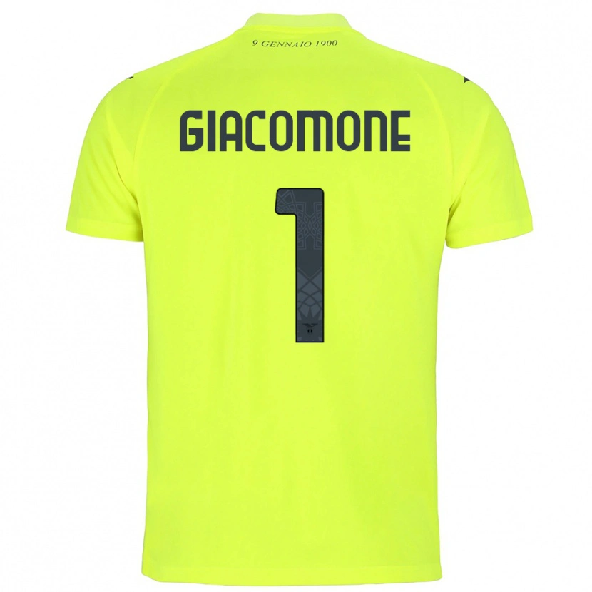 Danxen Dame Giacomo Giacomone #1 Fluorescerende Grønn Keeperdrakt 2025/26 Skjorter T-skjorte