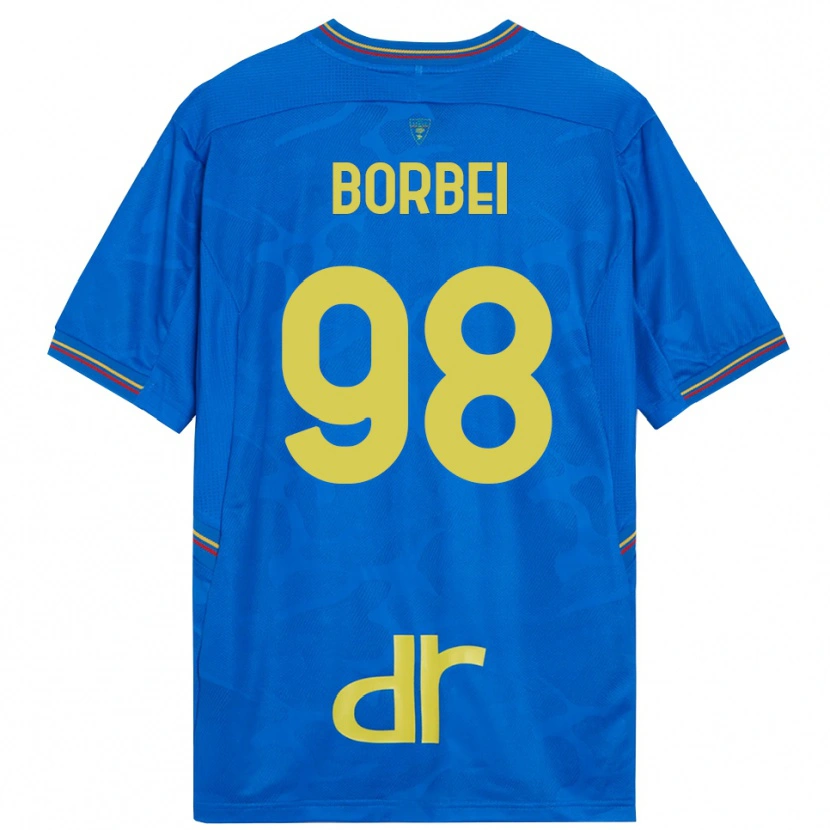Danxen Dame Alexandru Borbei #98 Kongeblå Brun Keeperdrakt 2025/26 Skjorter T-skjorte