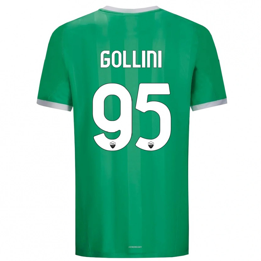 Danxen Dame Pierluigi Gollini #95 Grønn Hvit Keeperdrakt 2025/26 Skjorter T-skjorte