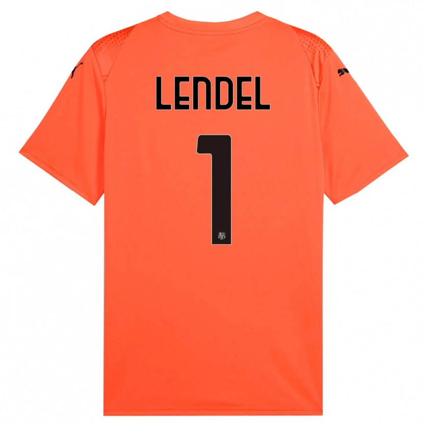 Danxen Dame Davide Lendel #1 Oransje Svart Keeperdrakt 2025/26 Skjorter T-skjorte
