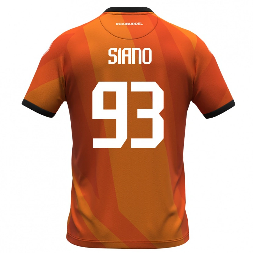 Danxen Dame Alessandro Siano #93 Koral Hvit Svart Keeperdrakt 2025/26 Skjorter T-skjorte