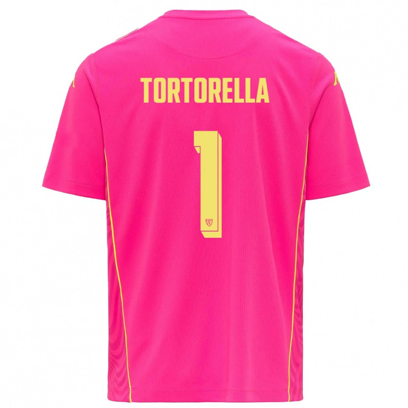 Danxen Dame Diego Tortorella #1 Dyp Rosa Gul Keeperdrakt 2025/26 Skjorter T-skjorte