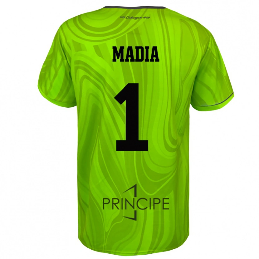 Danxen Dame Lorenzo Madia #1 Gul Grønn Svart Keeperdrakt 2025/26 Skjorter T-skjorte