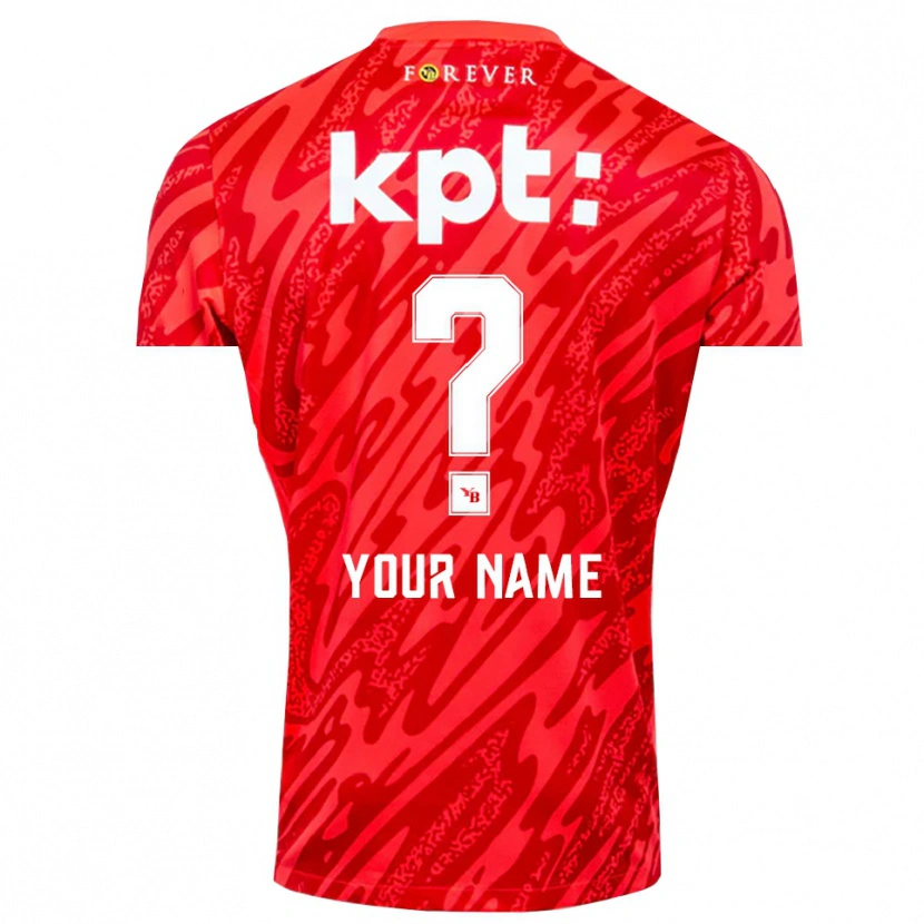 Danxen Dame BSC Young Boys Rød Hvit Keeperdrakt 2025/26 Skjorter T-skjorte