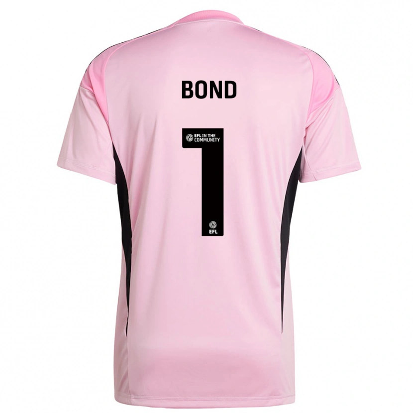 Danxen Dame Abbi Bond #1 Rosa Svart Keeperdrakt 2025/26 Skjorter T-skjorte