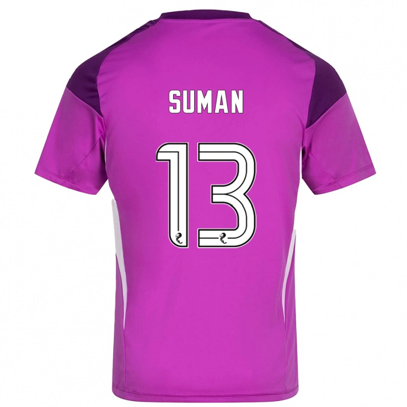 Danxen Dame Nick Suman #13 Lilla Magenta Keeperdrakt 2025/26 Skjorter T-skjorte
