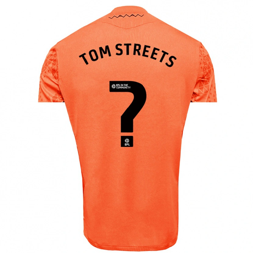 Danxen Dame Tom Streets #0 Oransje Sort Keeperdrakt 2025/26 Skjorter T-skjorte