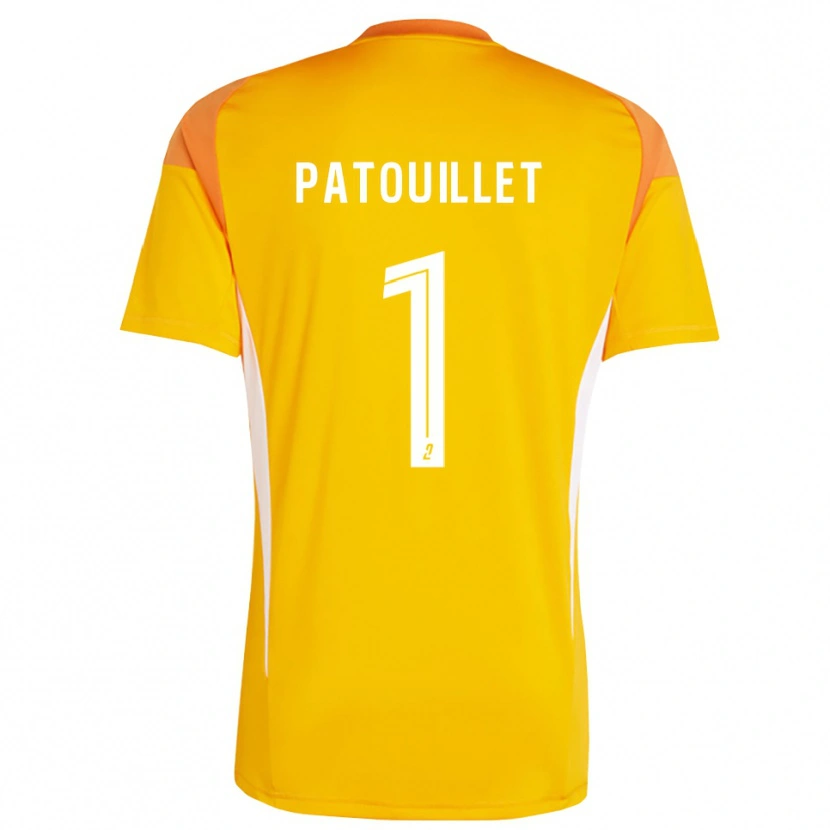 Danxen Dame Mathieu Patouillet #1 Oransje Rød Keeperdrakt 2025/26 Skjorter T-skjorte
