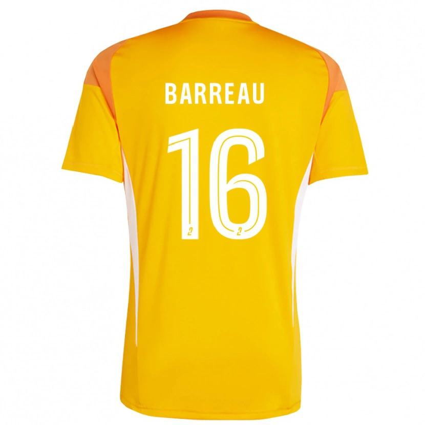 Danxen Dame Axel Barreau #16 Oransje Rød Keeperdrakt 2025/26 Skjorter T-skjorte