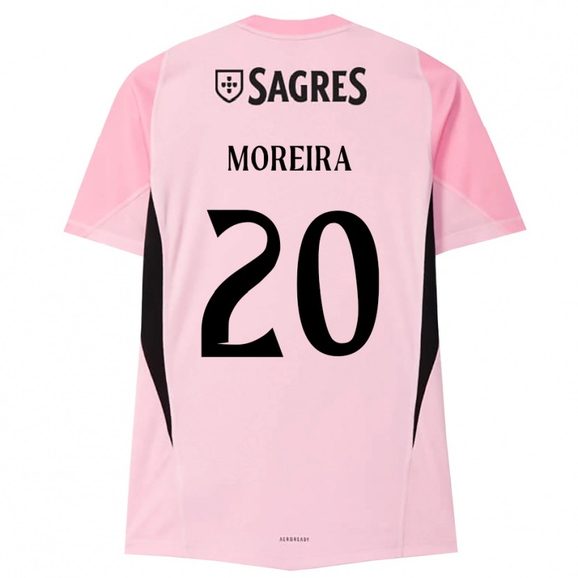 Danxen Dame André Moreira #20 Rosa Svart Keeperdrakt 2025/26 Skjorter T-skjorte