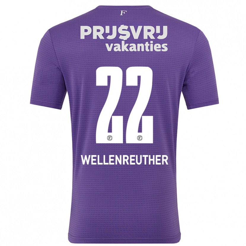 Danxen Dame Timon Wellenreuther #22 Lilla Hvit Keeperdrakt 2025/26 Skjorter T-skjorte