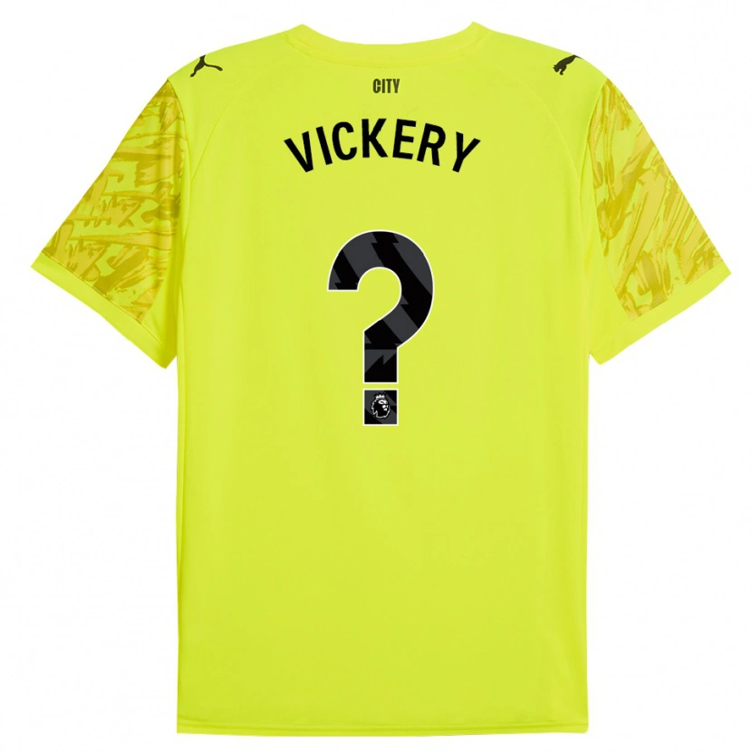 Danxen Dame Ben Vickery #0 Gul Oransje Svart Keeperdrakt 2025/26 Skjorter T-skjorte