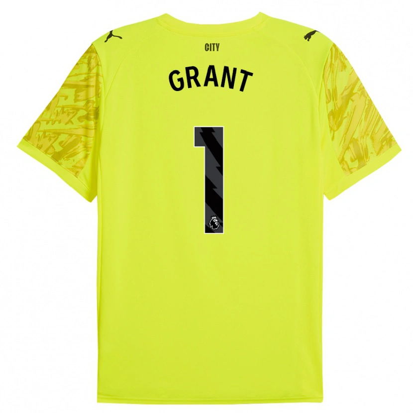 Danxen Dame True Grant #1 Gul Oransje Svart Keeperdrakt 2025/26 Skjorter T-skjorte