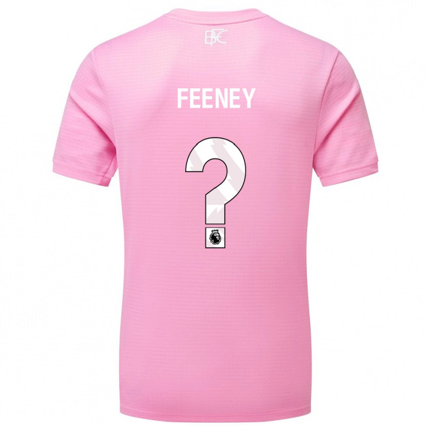 Danxen Dame Callum Feeney #0 Rosa Hvit Keeperdrakt 2025/26 Skjorter T-skjorte